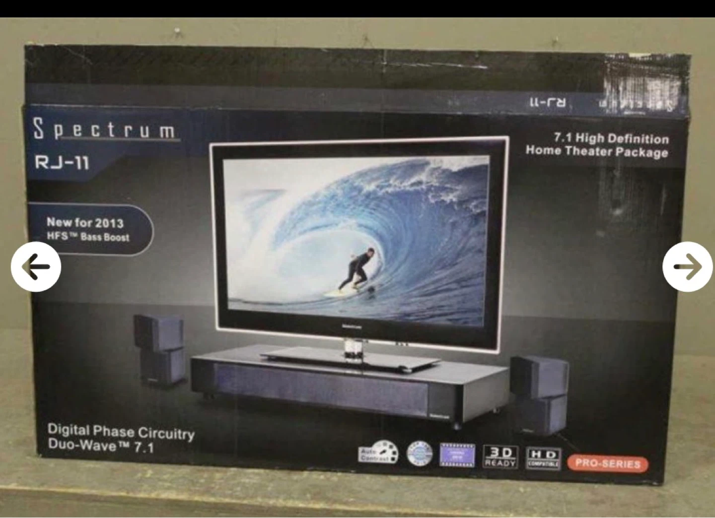 Spectrum RJ-11 7.1 High Definition Home Theater Package