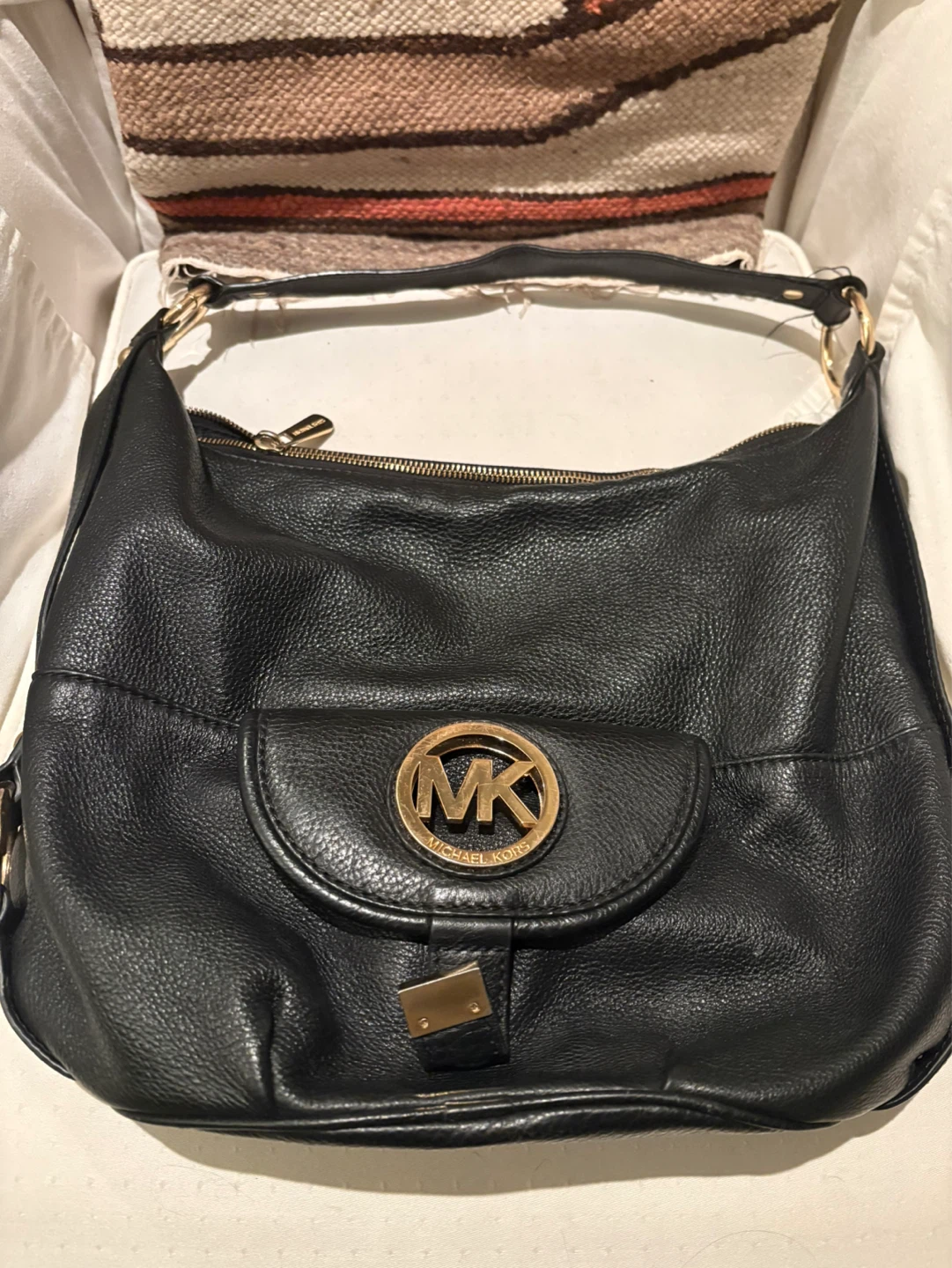 Michael Kors Black Leather Hobo Handbag - photo 5