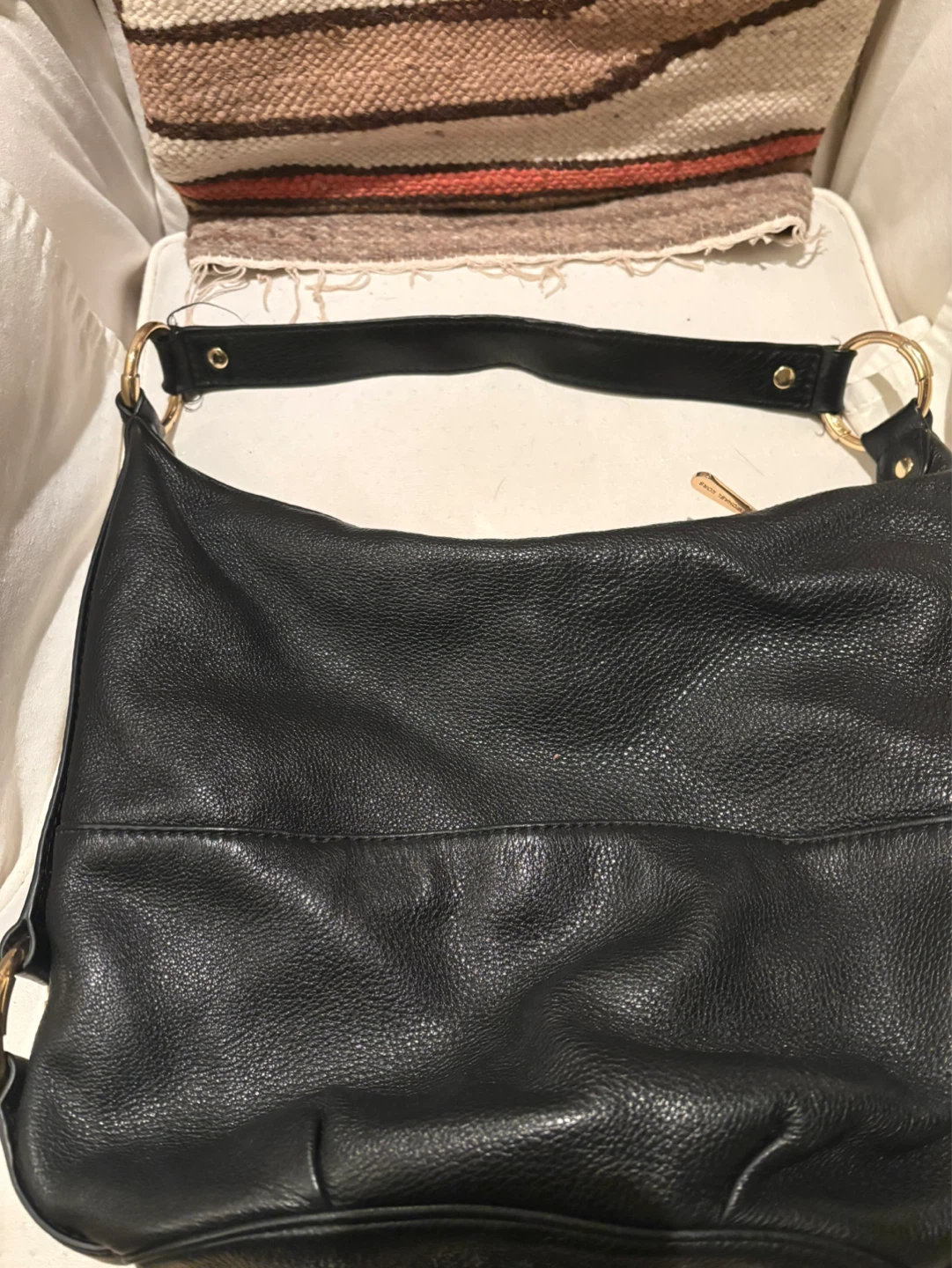 Michael Kors Black Leather Hobo Handbag - photo 3