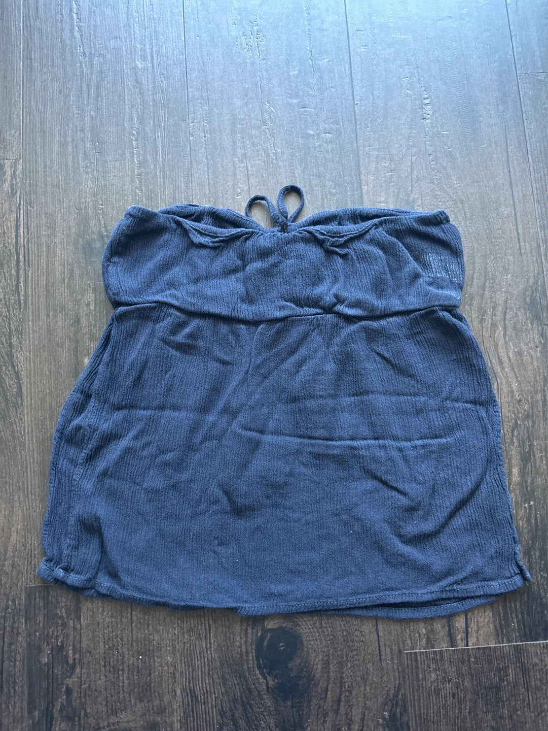 Navy Blue Strapless Tube Top - photo 2