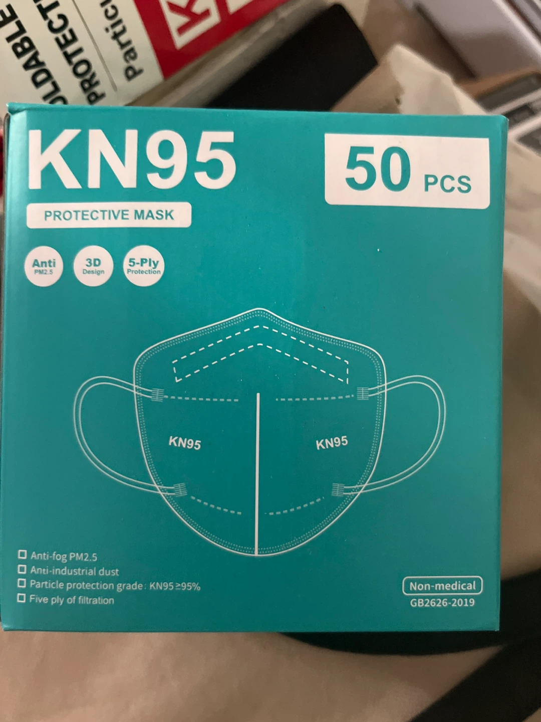 ⚽️KN95 Protective Masks - 50 Pcs