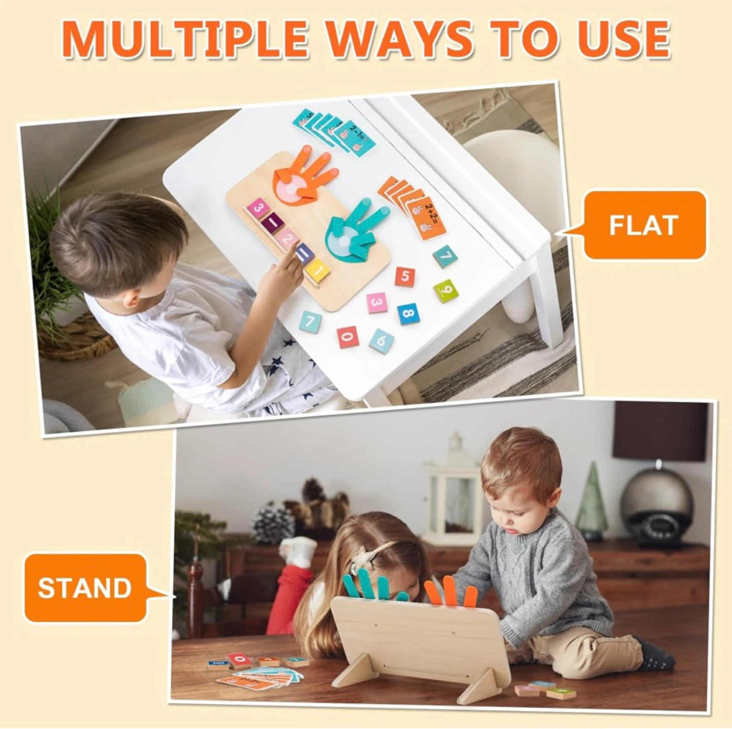 New Educational Math manipulatives Number Counting Blocks - photo 4