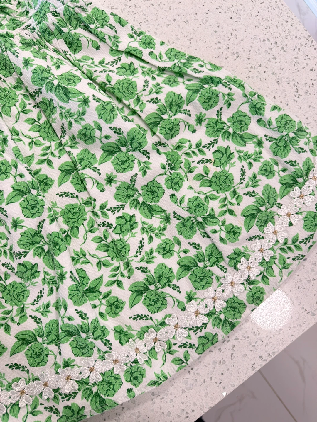 JOIE- Green Puff COTTON Dress 6-7y - photo 3
