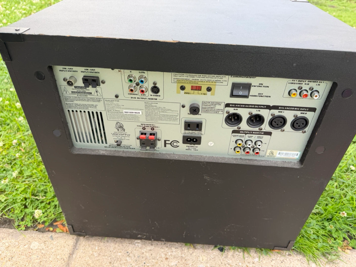 VocoPro GIG STAR Multi-Format Karaoke Entertainment System - photo 2