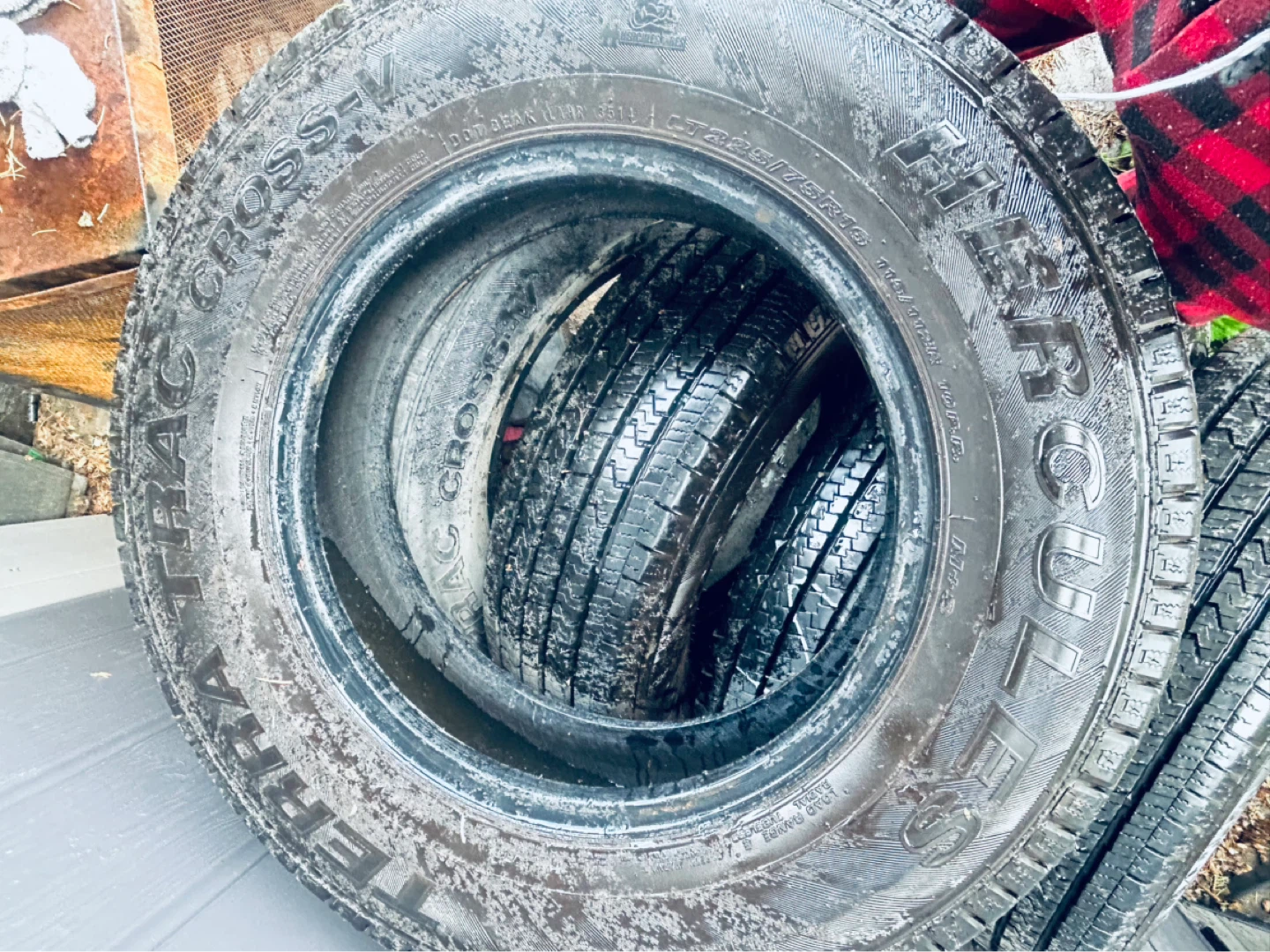 Set of 6 Hercules Terra Trac Cross-V Tire LT225/75R16 - photo 3