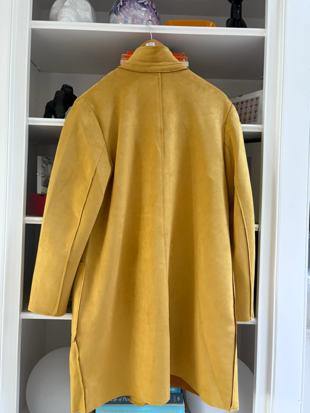 Mustard Yellow Suede-like Jacket - photo 3