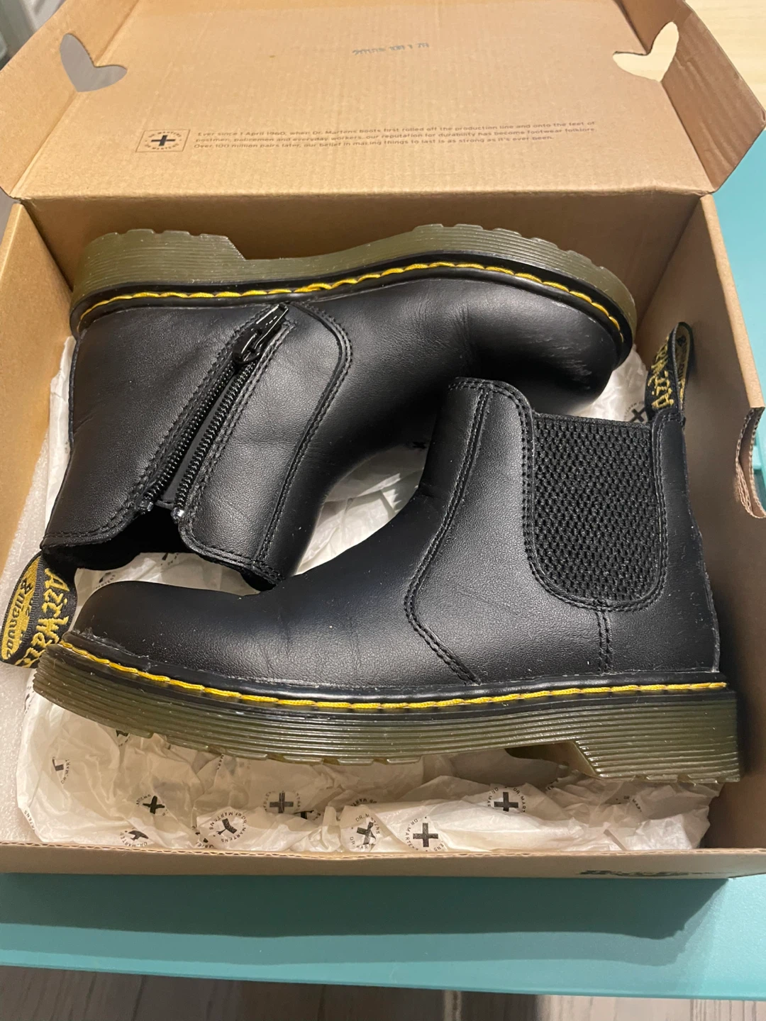 Dr. Martens Black Chelsea Boots - Size UK 13  ⚽ - photo 2