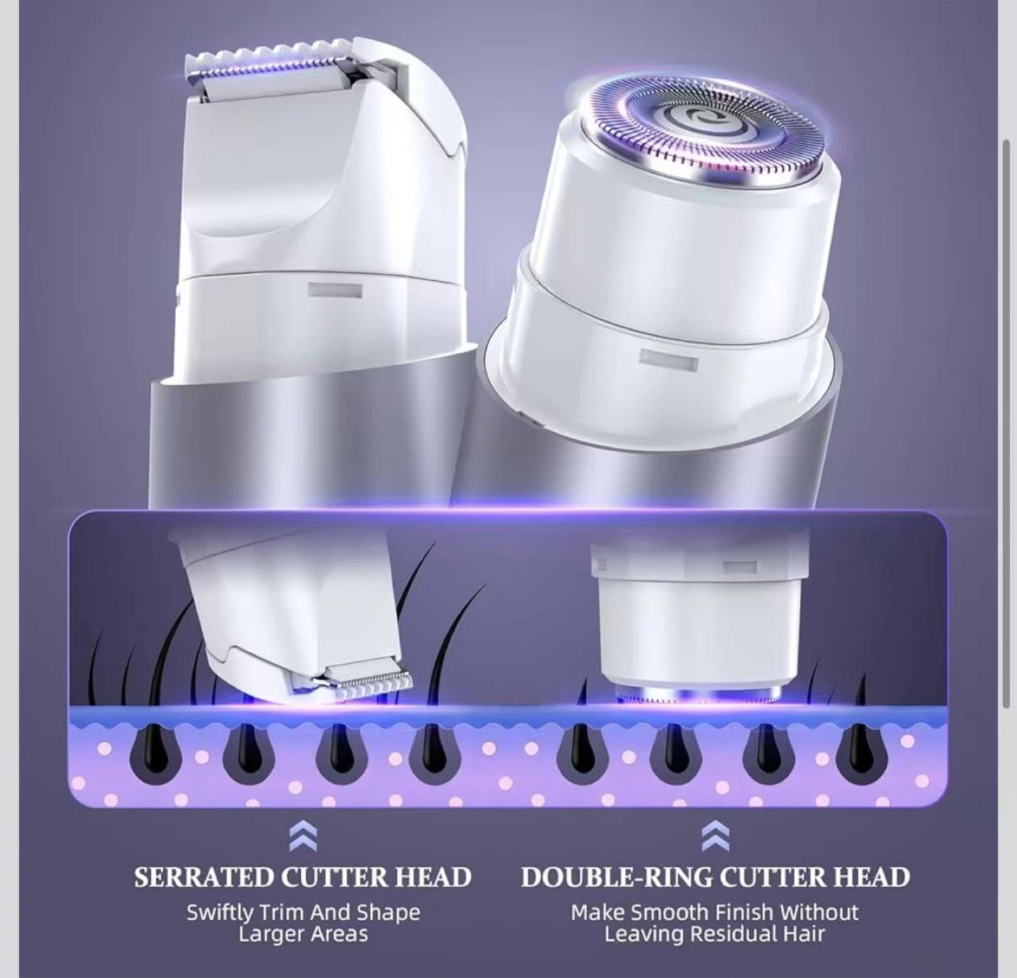 2-in-1 Electric Body Trimmer & Shaver - photo 2