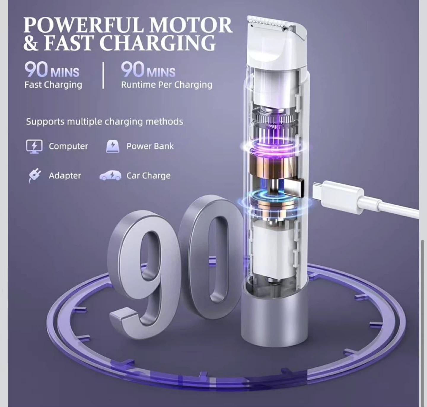 2-in-1 Electric Body Trimmer & Shaver - photo 4