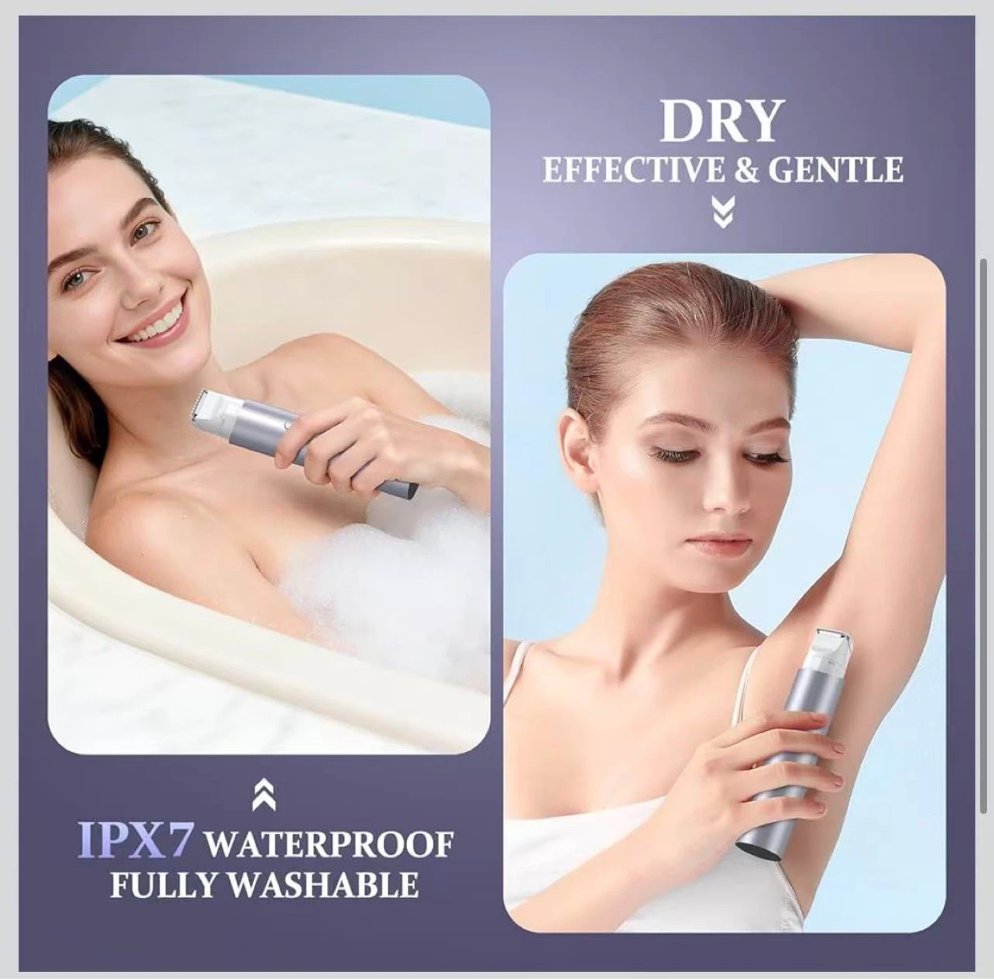2-in-1 Electric Body Trimmer & Shaver - photo 3