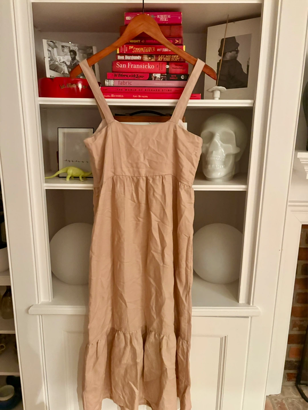 Women's Linen Blend Midi Dress - photo 2