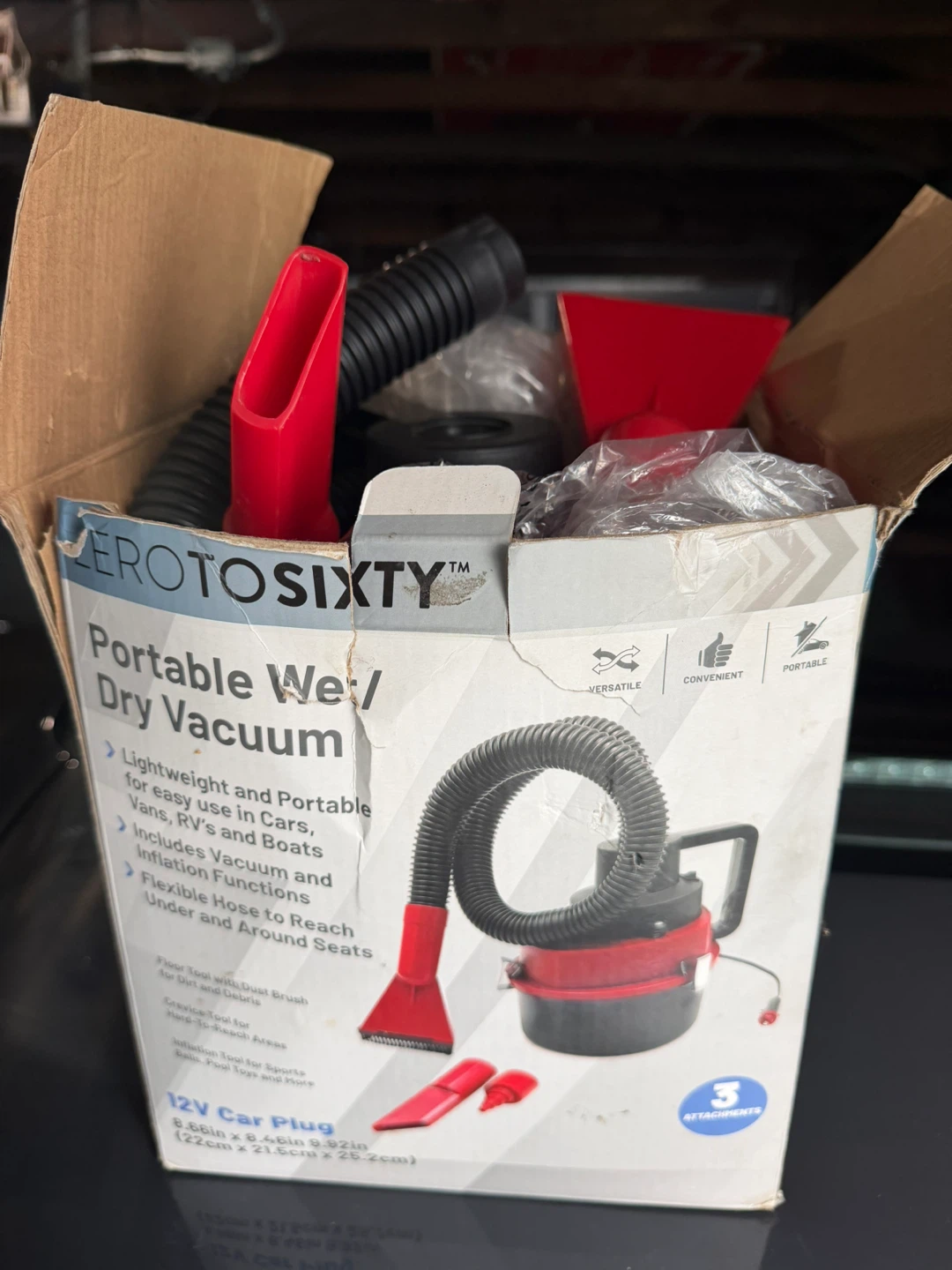 ZEROTOsIXTY Portable Wet/Dry Vacuum