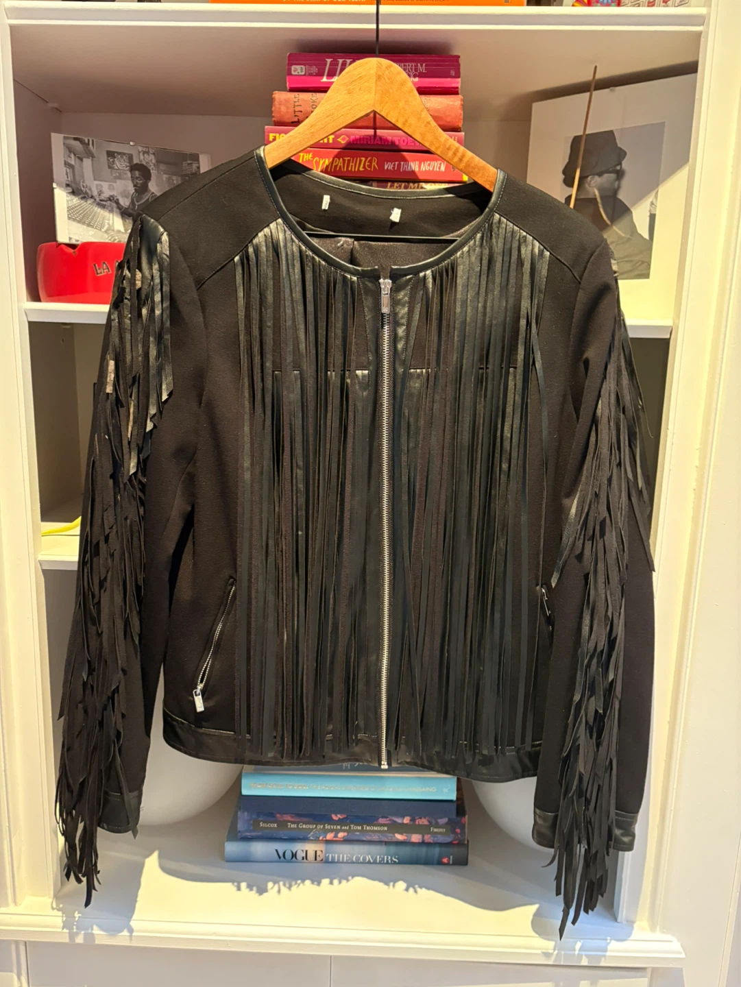Black Fringed Jacket - photo 2