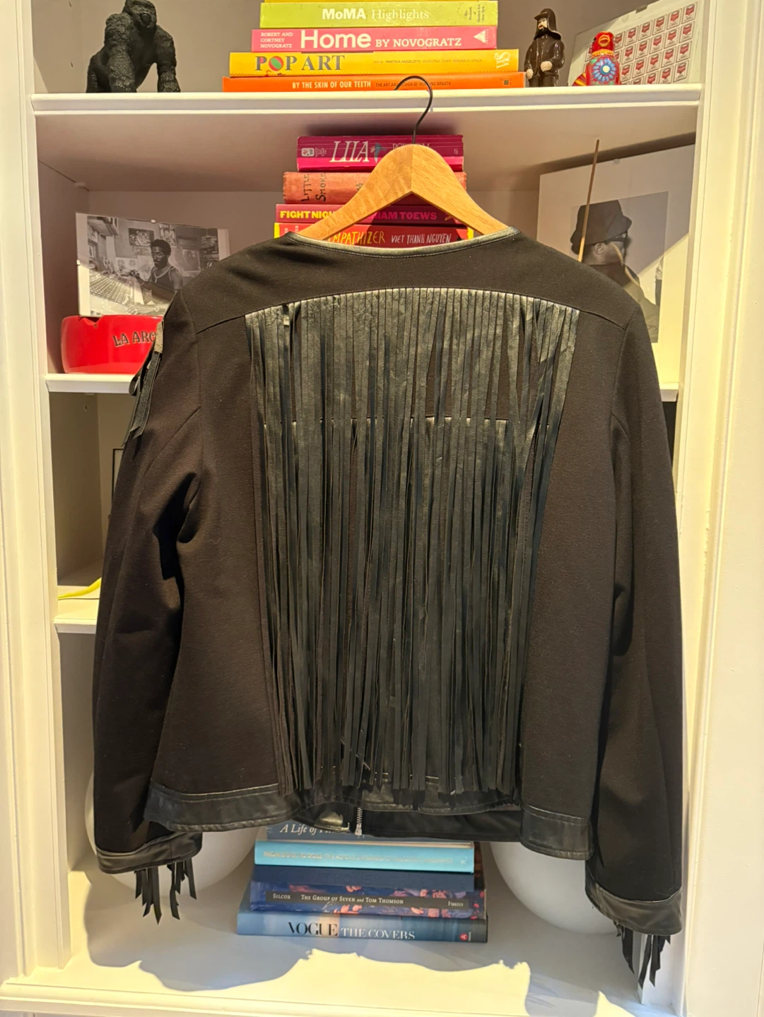 Black Fringed Jacket - photo 3