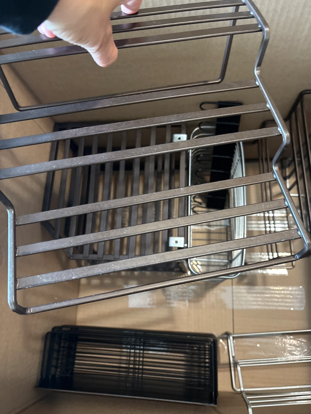 Tiered Metal Wire Storage Shelf’s