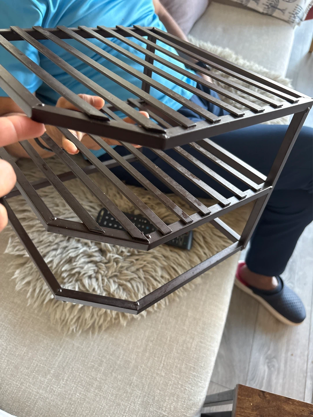 Tiered Metal Wire Storage Shelf’s - photo 3