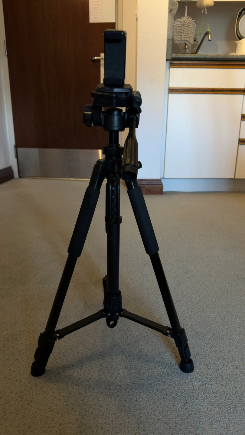 Black Camera Tripod with Carrying Bag - photo 2