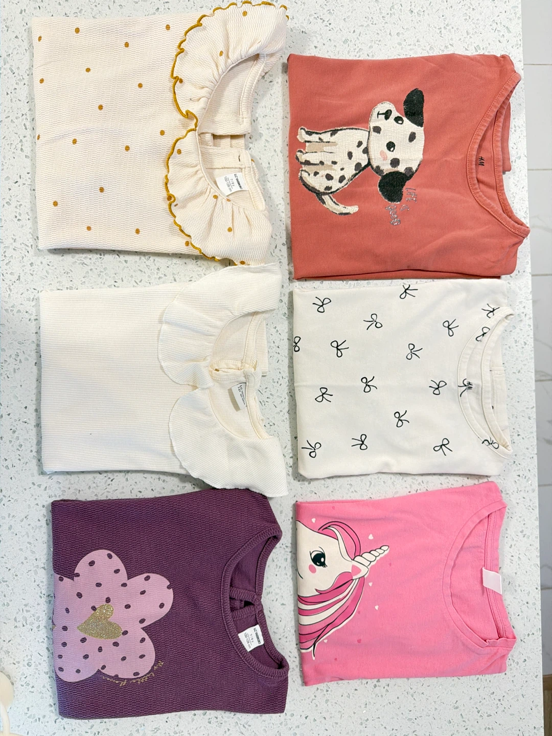 *brand new* 100% Cotton- 6 Long Sleeve Tops