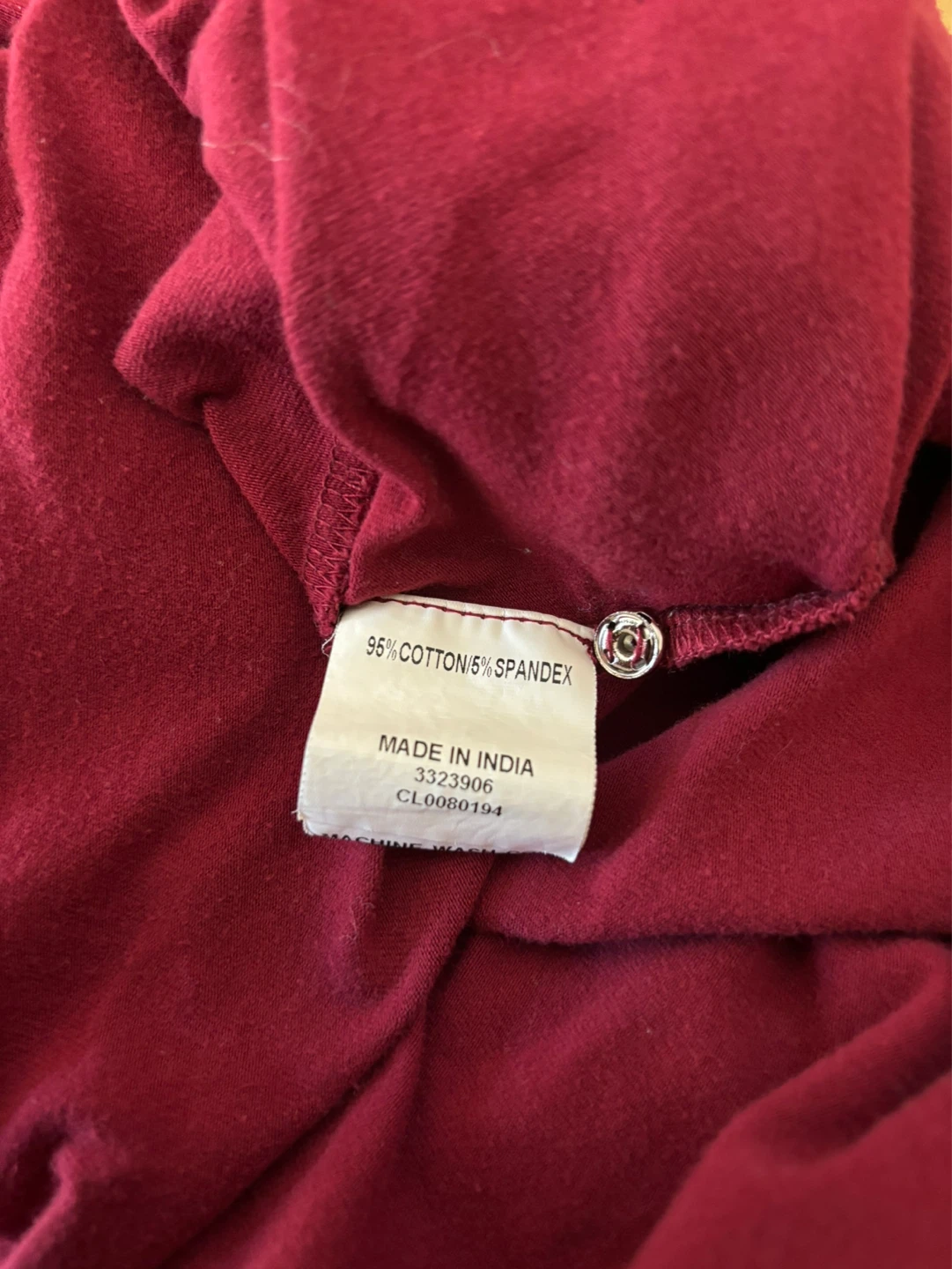 eShakti 2X-20W Burgundy Dress - photo 4