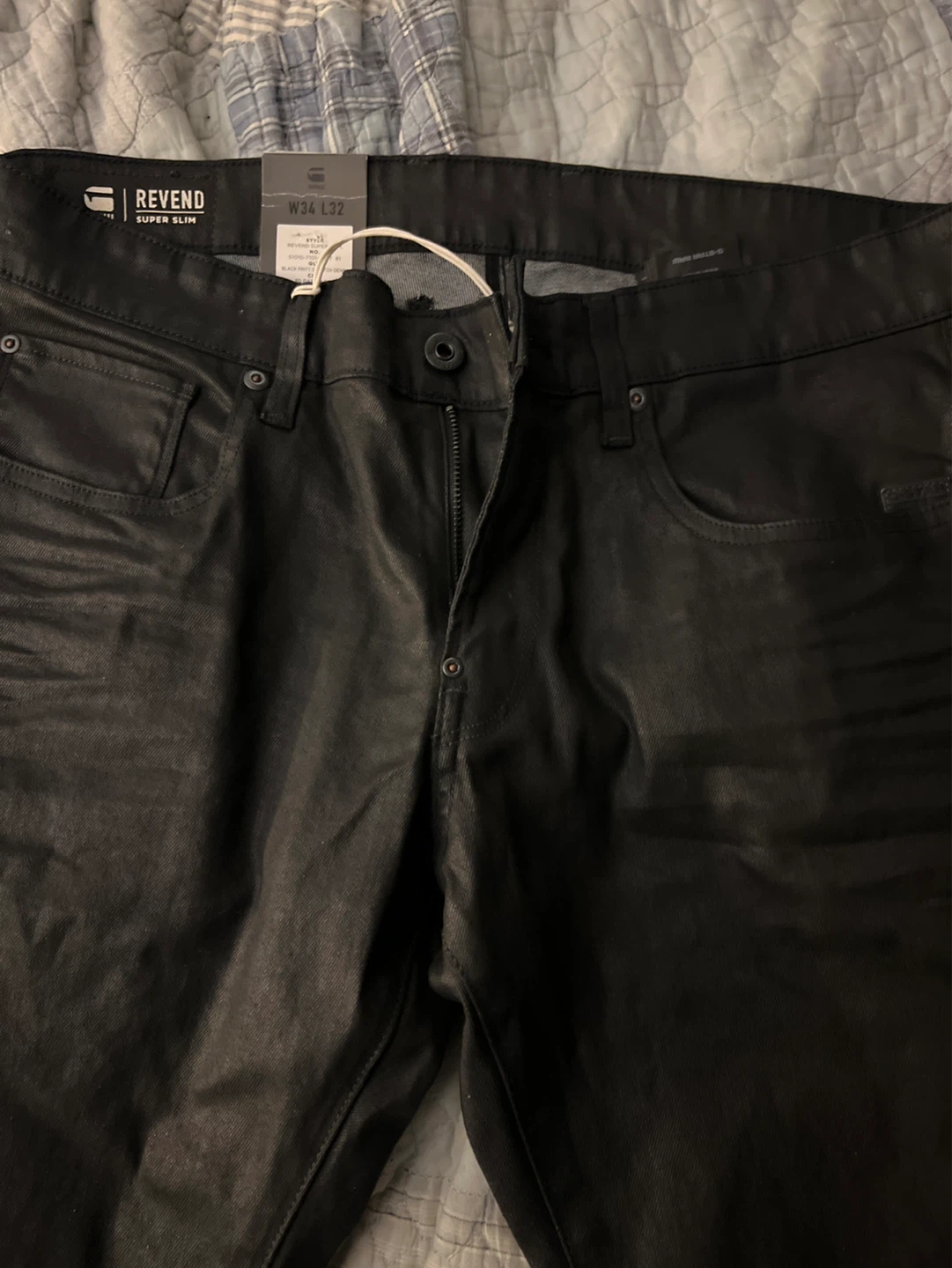 G-Star RAW Revend Super Slim Jeans W34 L32 Black - photo 2