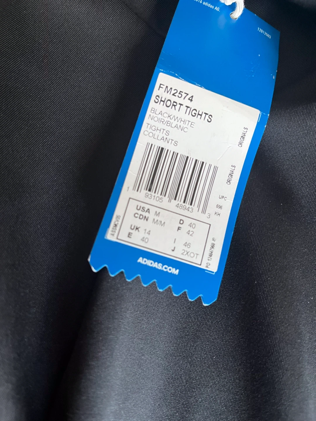 Adidas Black Short Tights - Size M - photo 5