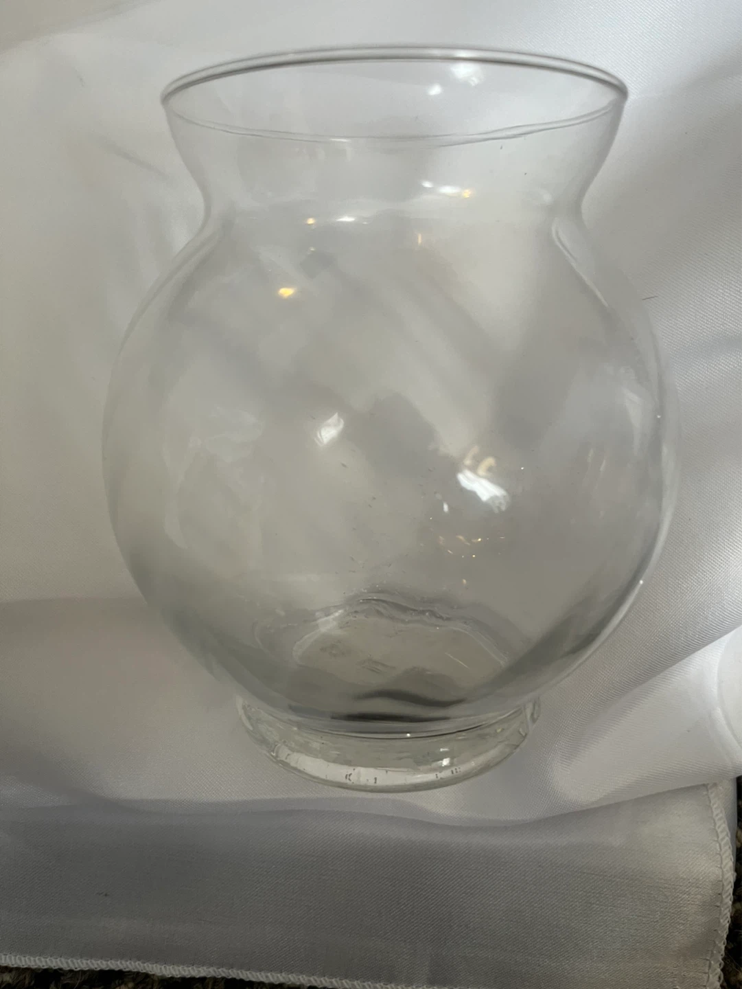 Clear Glass Vase