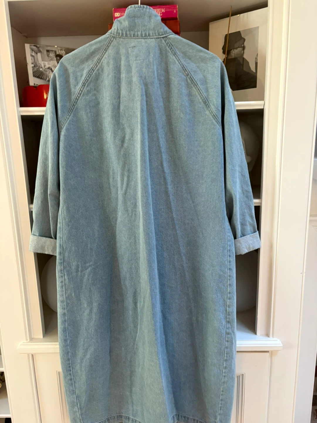 RIVANO DENIM DUSTER COAT - photo 3