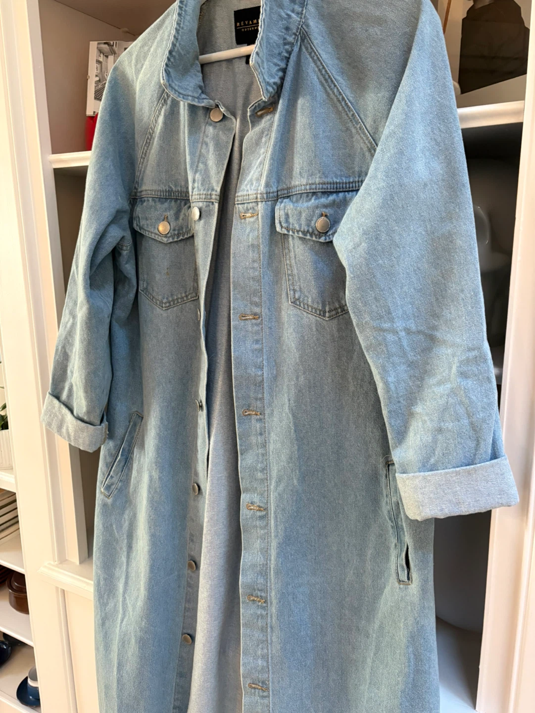 RIVANO DENIM DUSTER COAT - photo 2