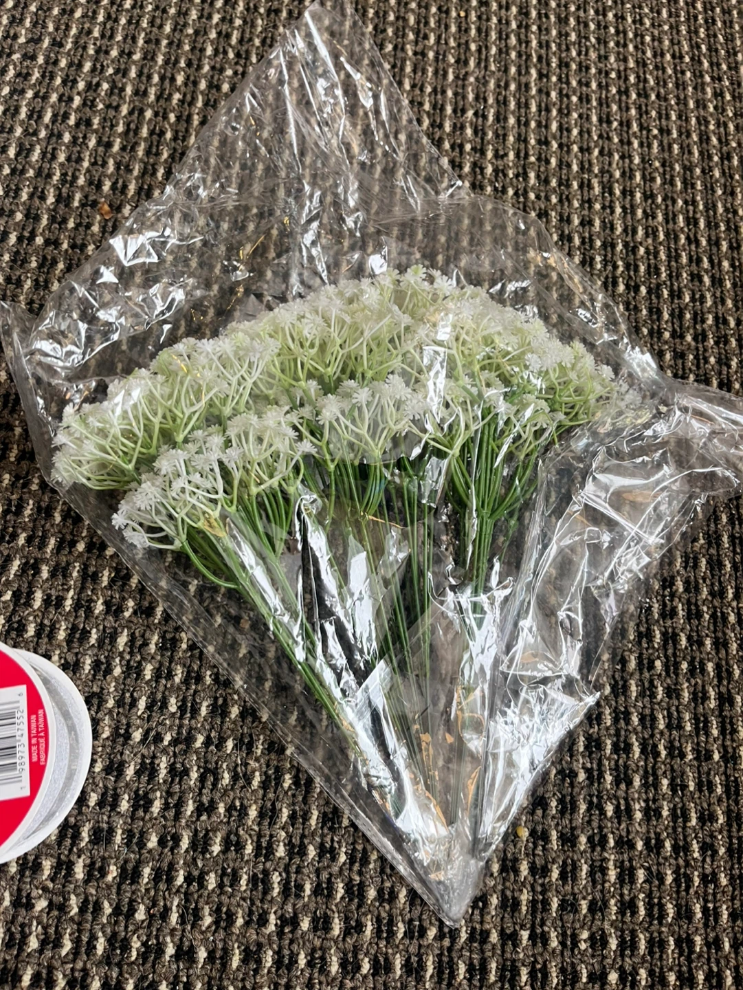 White Artificial Flowers Bouquet