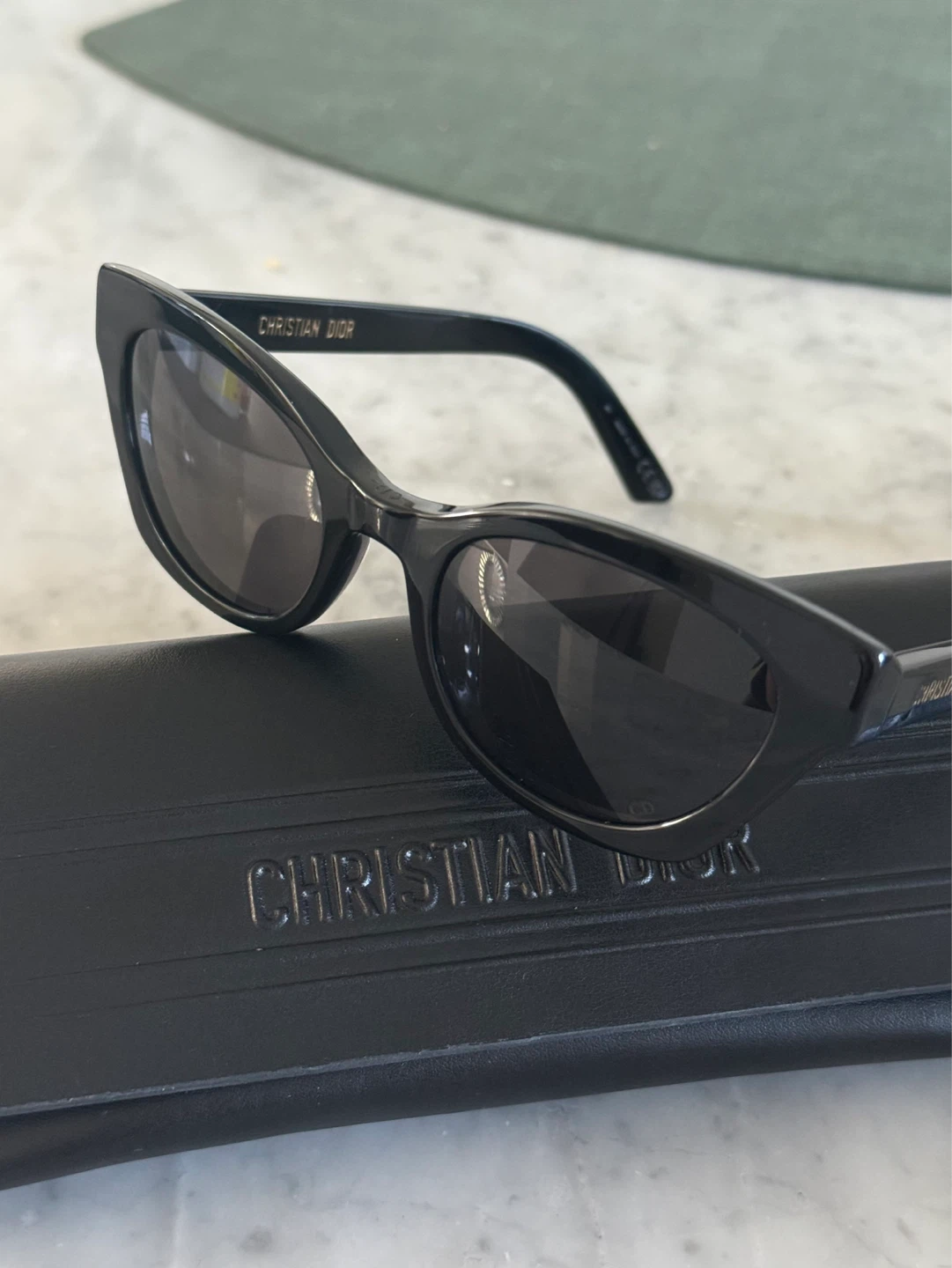 Christian Dior Black Cat-Eye Sunglasses - photo 2