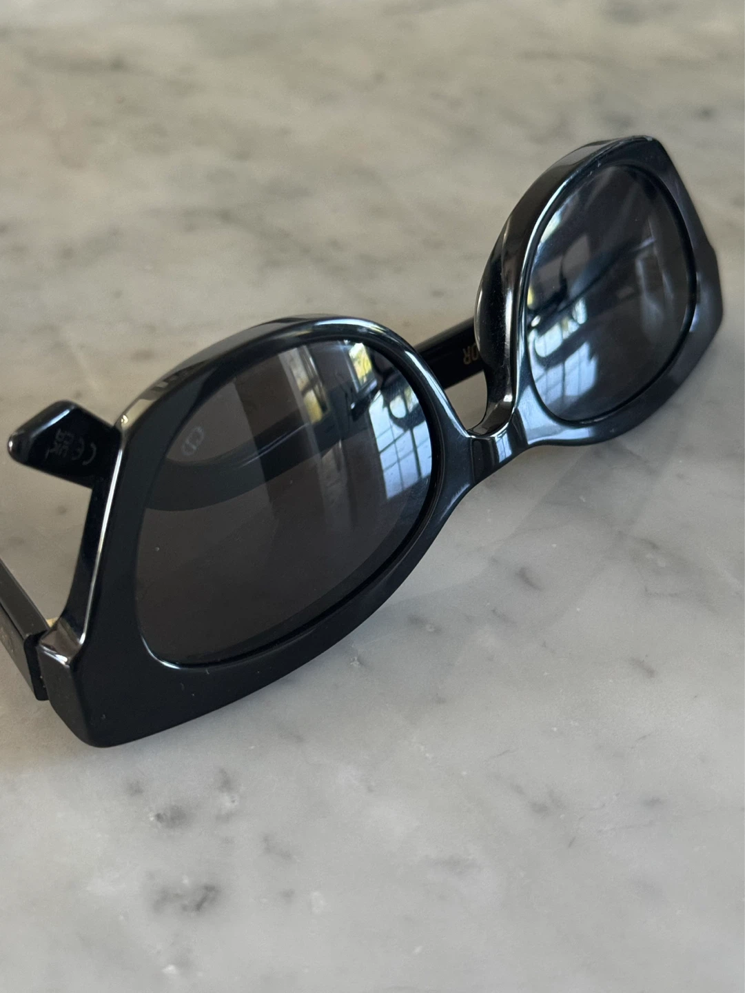 Christian Dior Black Cat-Eye Sunglasses - photo 3