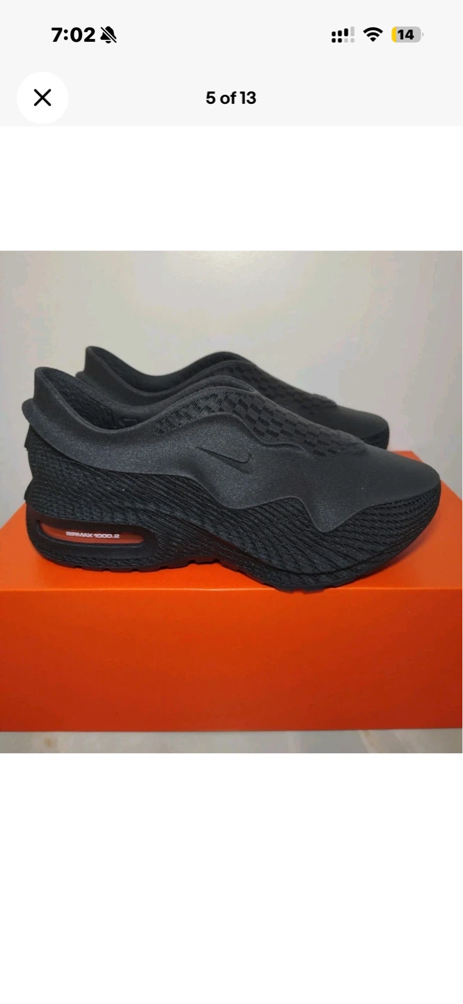 Nike Air Max 1000.2 Men's Shoes Black Size 9 - photo 2