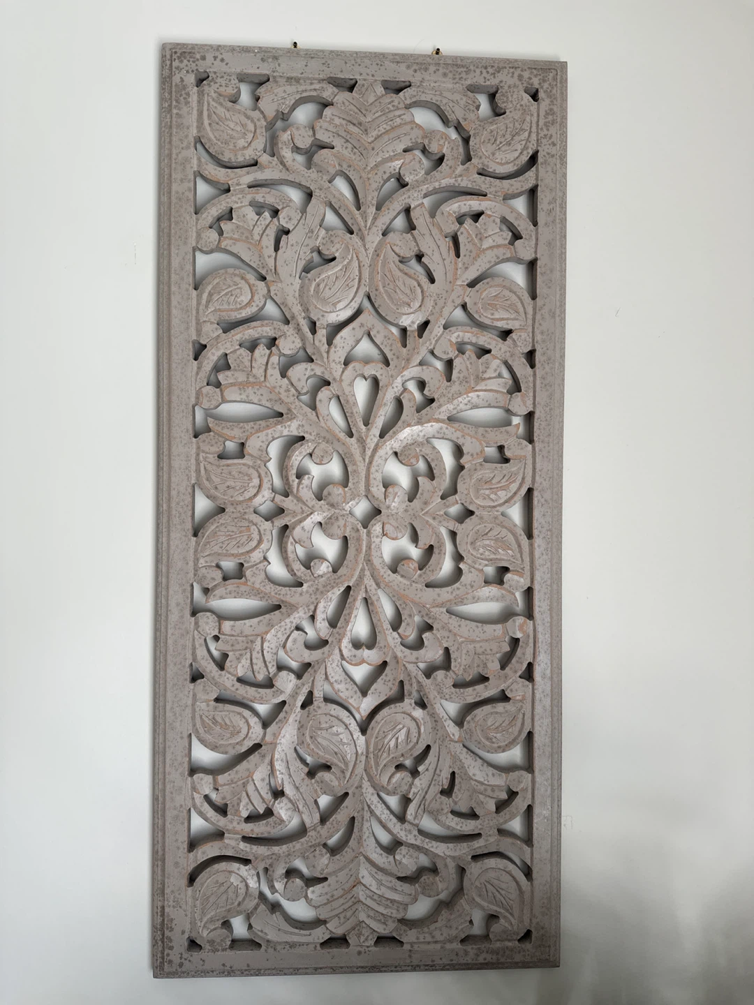 Ornate Carved Wood Wall Panel Decor