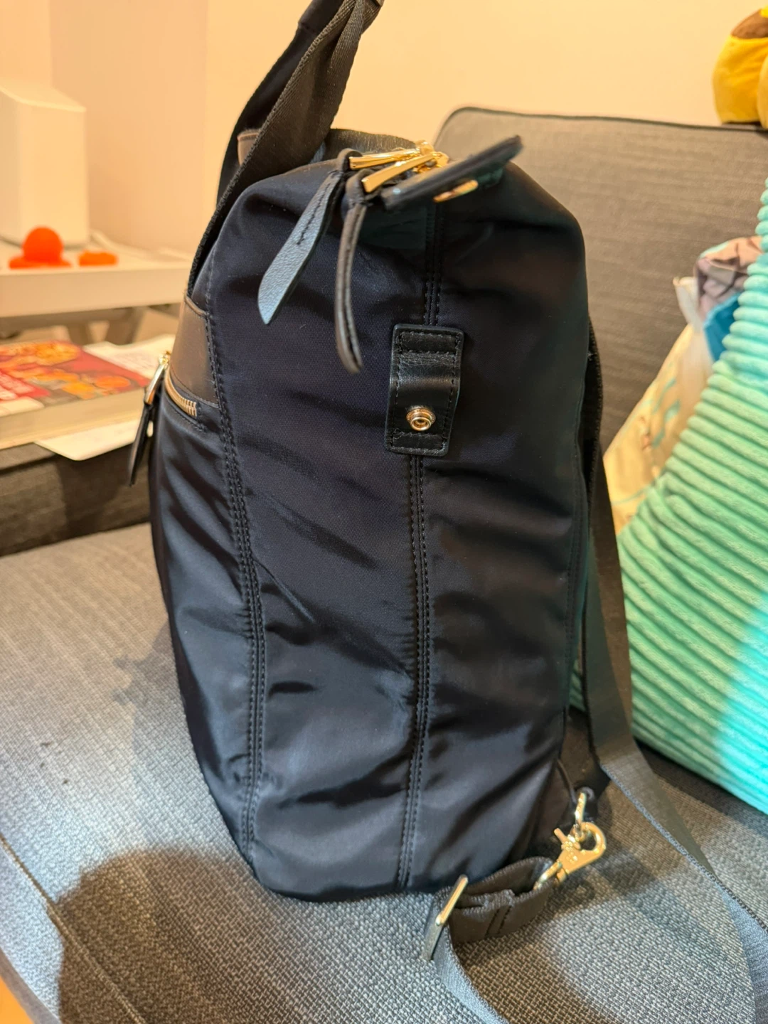 Mint Knomo Black Nylon Backpack - photo 3