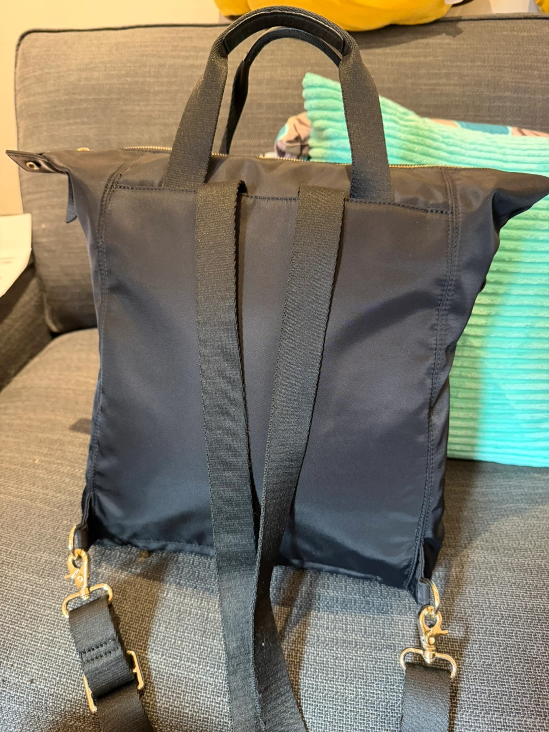 Mint Knomo Black Nylon Backpack - photo 4