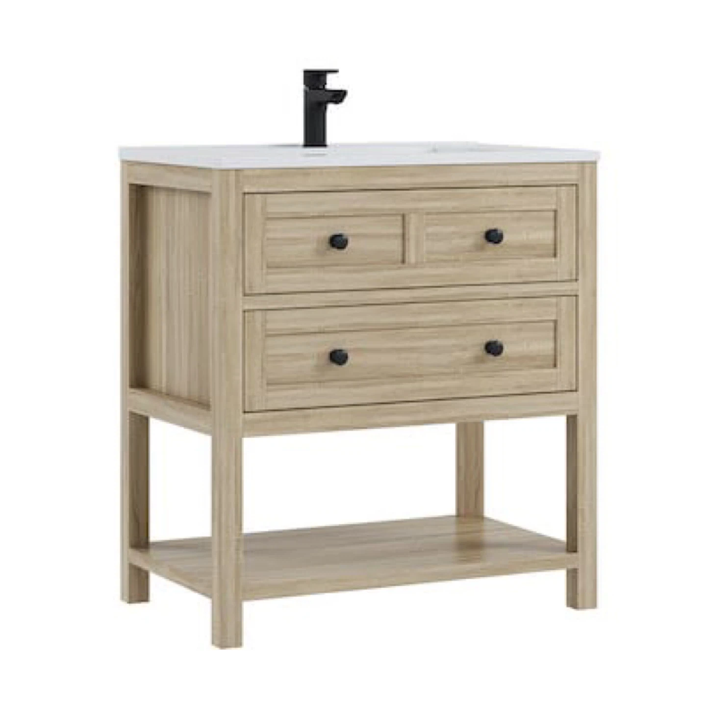New Wooden Bathroom Vanity with Sink - photo 2