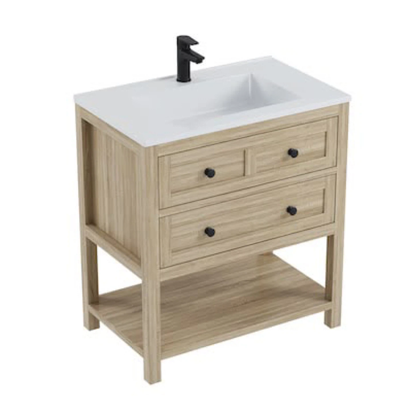 New Wooden Bathroom Vanity with Sink