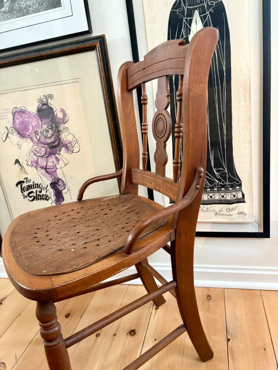 Wooden Accent Chair