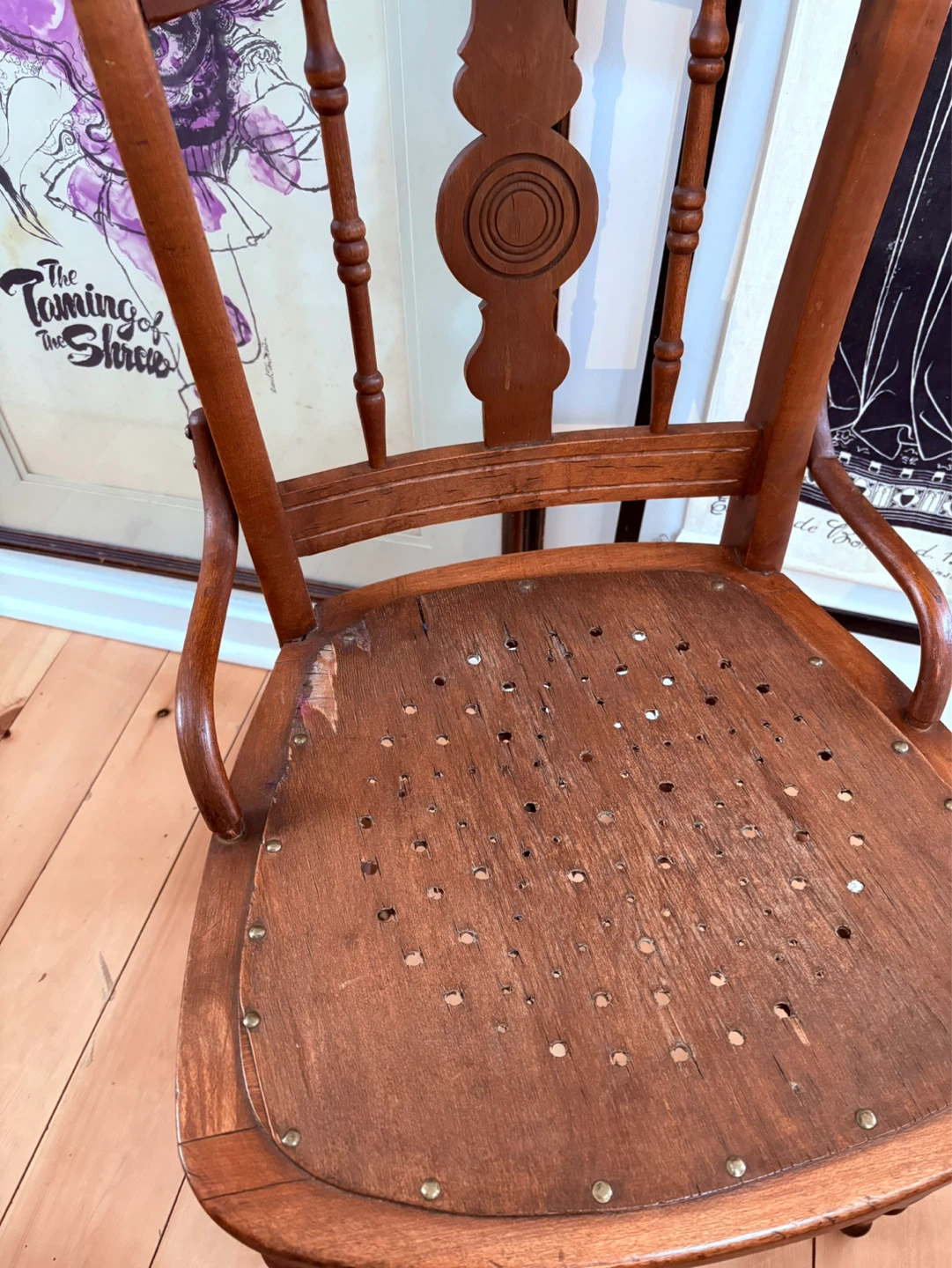 Wooden Accent Chair - photo 4