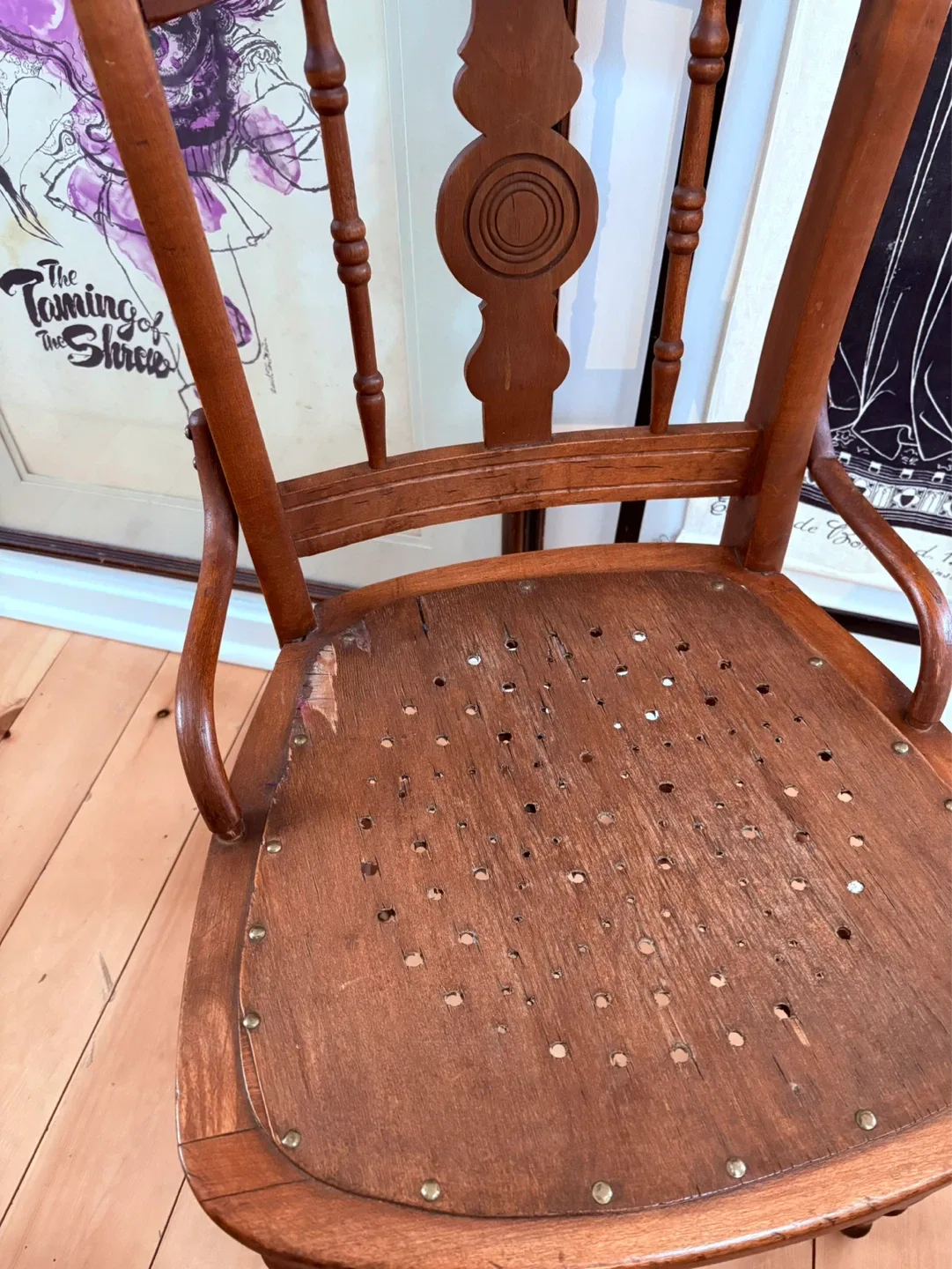 Wooden Accent Chair - photo 4