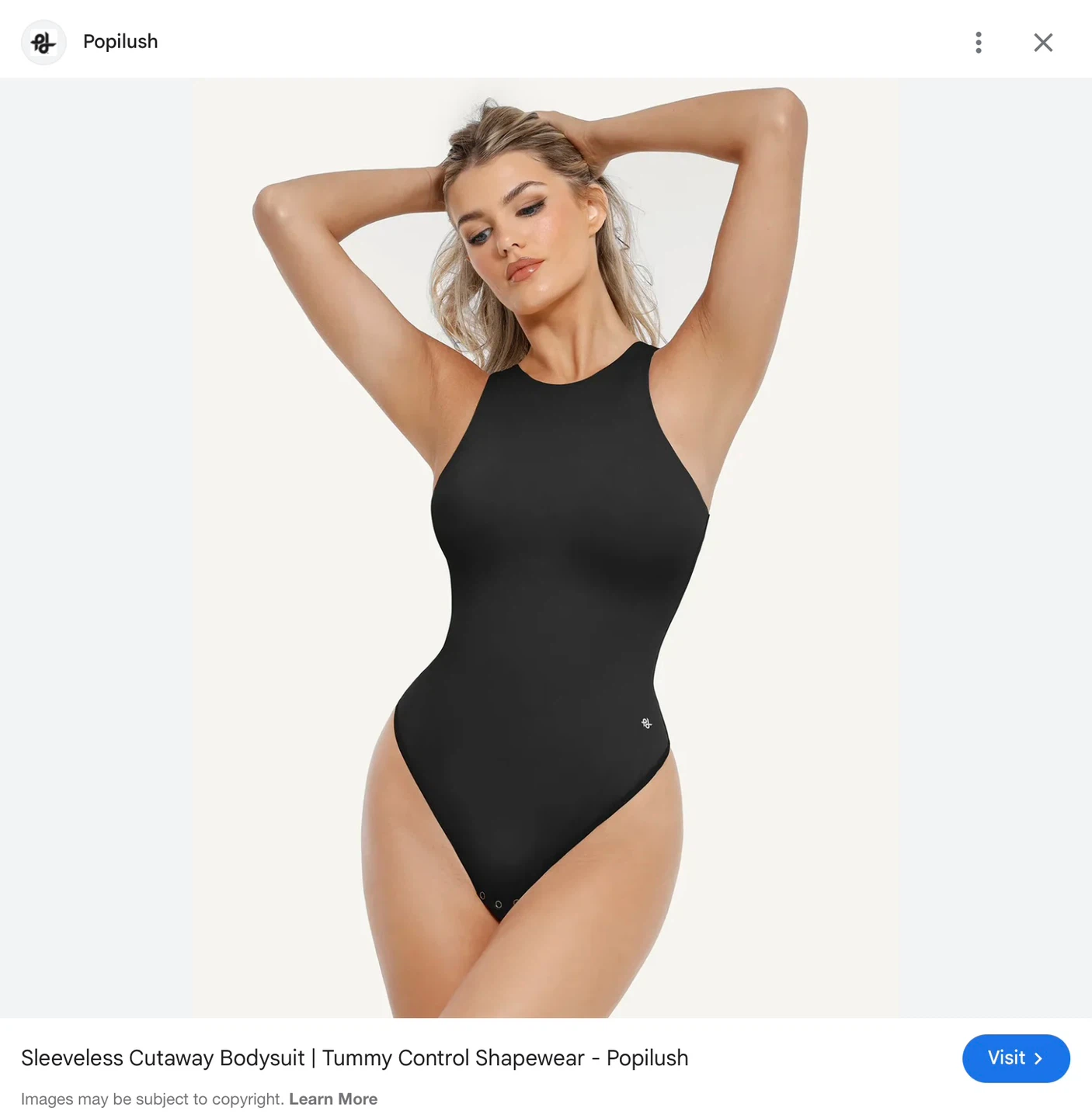 NWT Shapewear CloudSense Sleeveless Cutaway Bodysuit - S