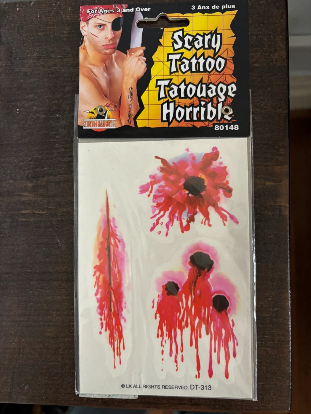 ⚽️Scary Tattoo Halloween Temporary Tattoos