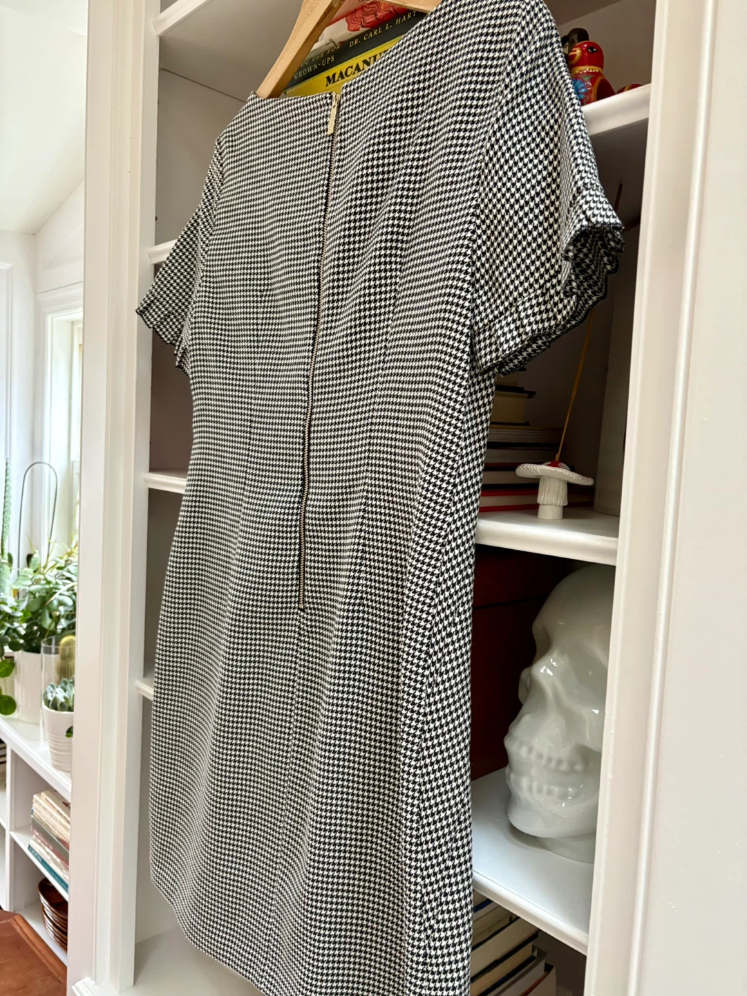 Tommy Hilfiger Black and White Houndstooth Dress - Size 6 - photo 2
