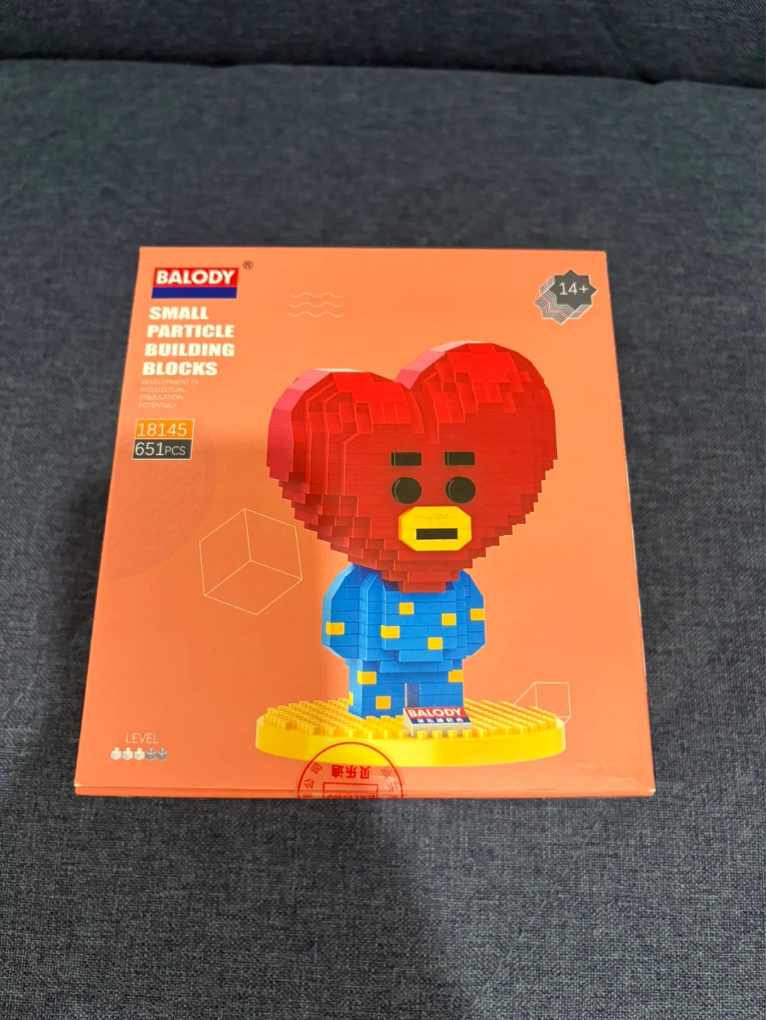 BALODY Small Particle Building Blocks BTS TATA 651PCS