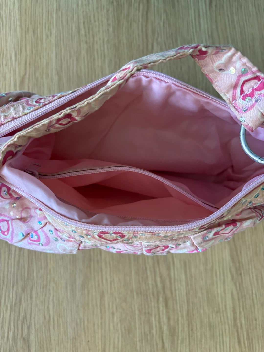 ⚽ Pink Heart Sequin Handbag ⚽ - photo 3