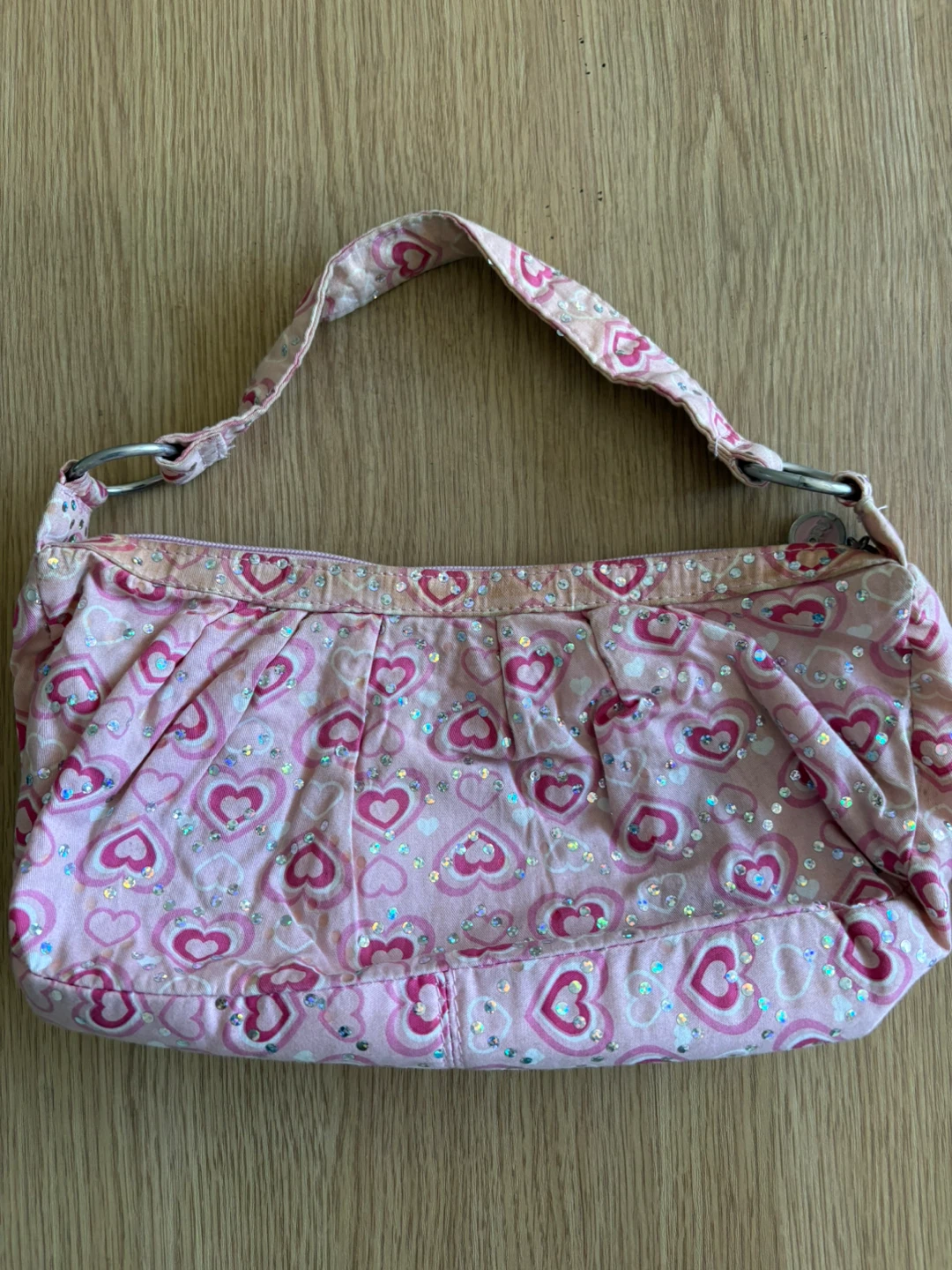 ⚽ Pink Heart Sequin Handbag ⚽