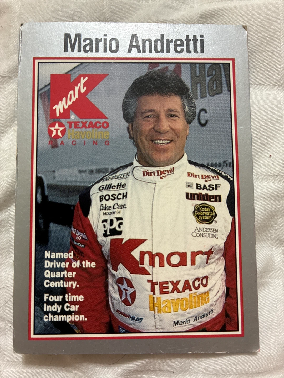 1993 Mario Andretti Racing Card