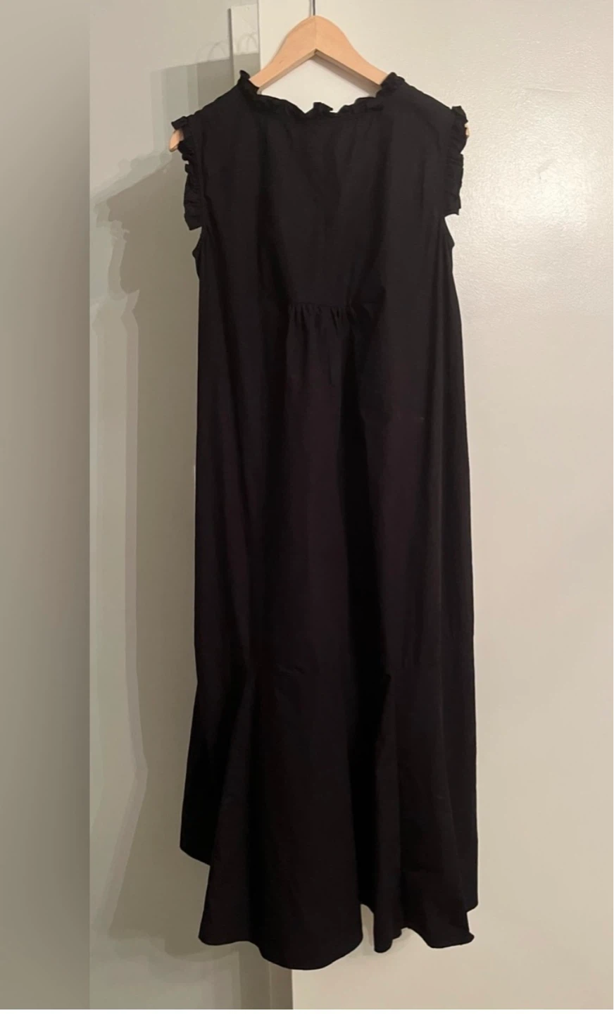 Chepe Black Cotton Midi Dress ⚽ - photo 4