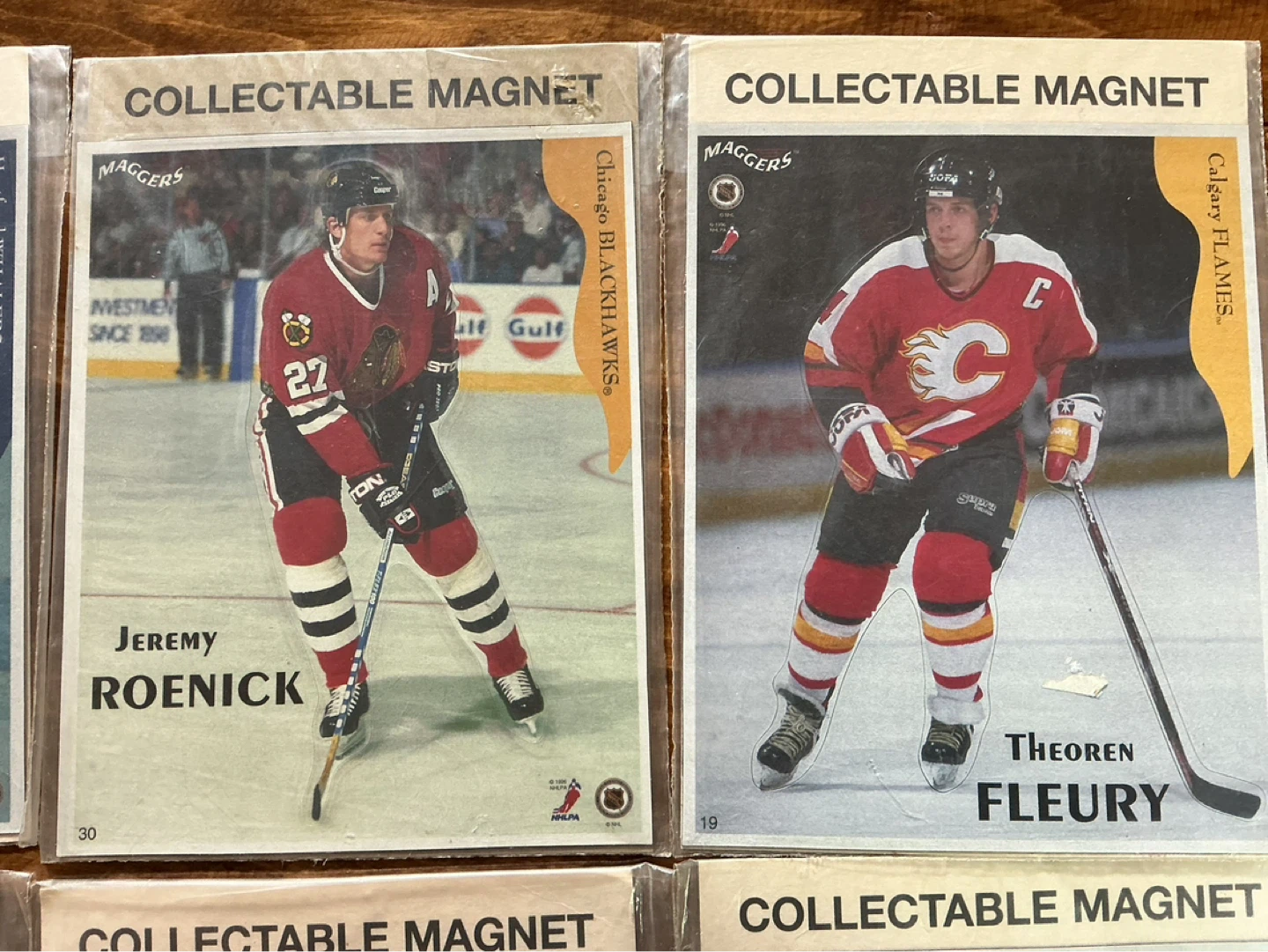 8. 1996 Maggers NHL Collectable Magnets ! - photo 4