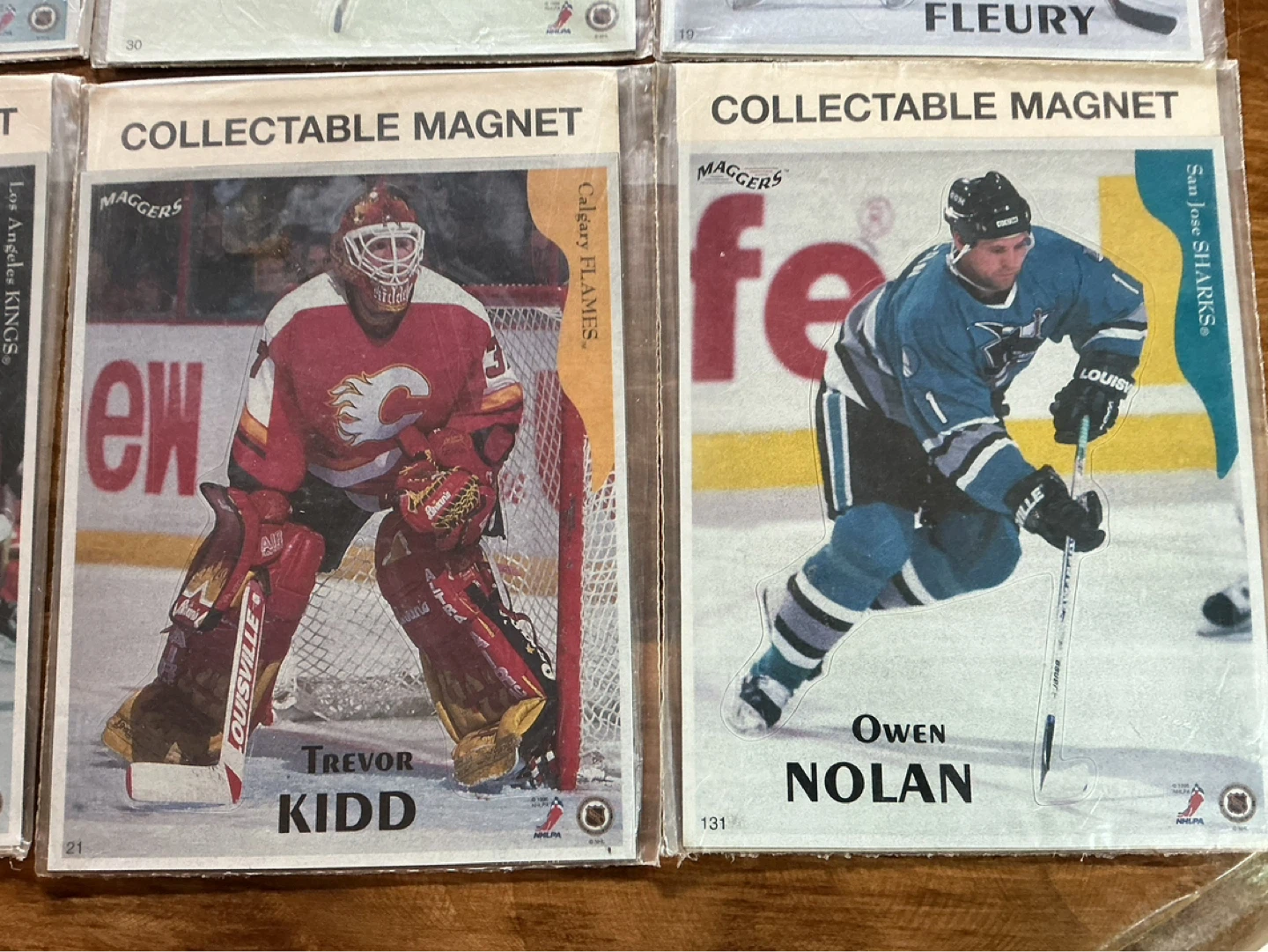 8. 1996 Maggers NHL Collectable Magnets ! - photo 3
